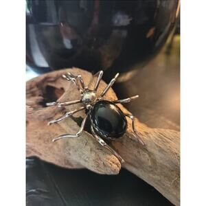 Vintage Navajo Native American Spider Brooch. By Renowned Artist E. Spencer.